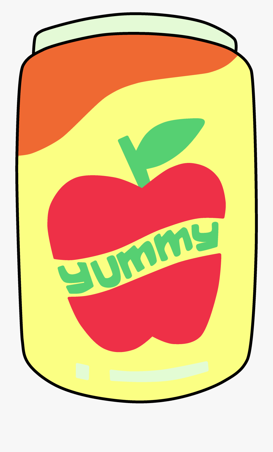 Apple In The Trash Clipart - Steven Universe Apple Juice, Transparent Clipart