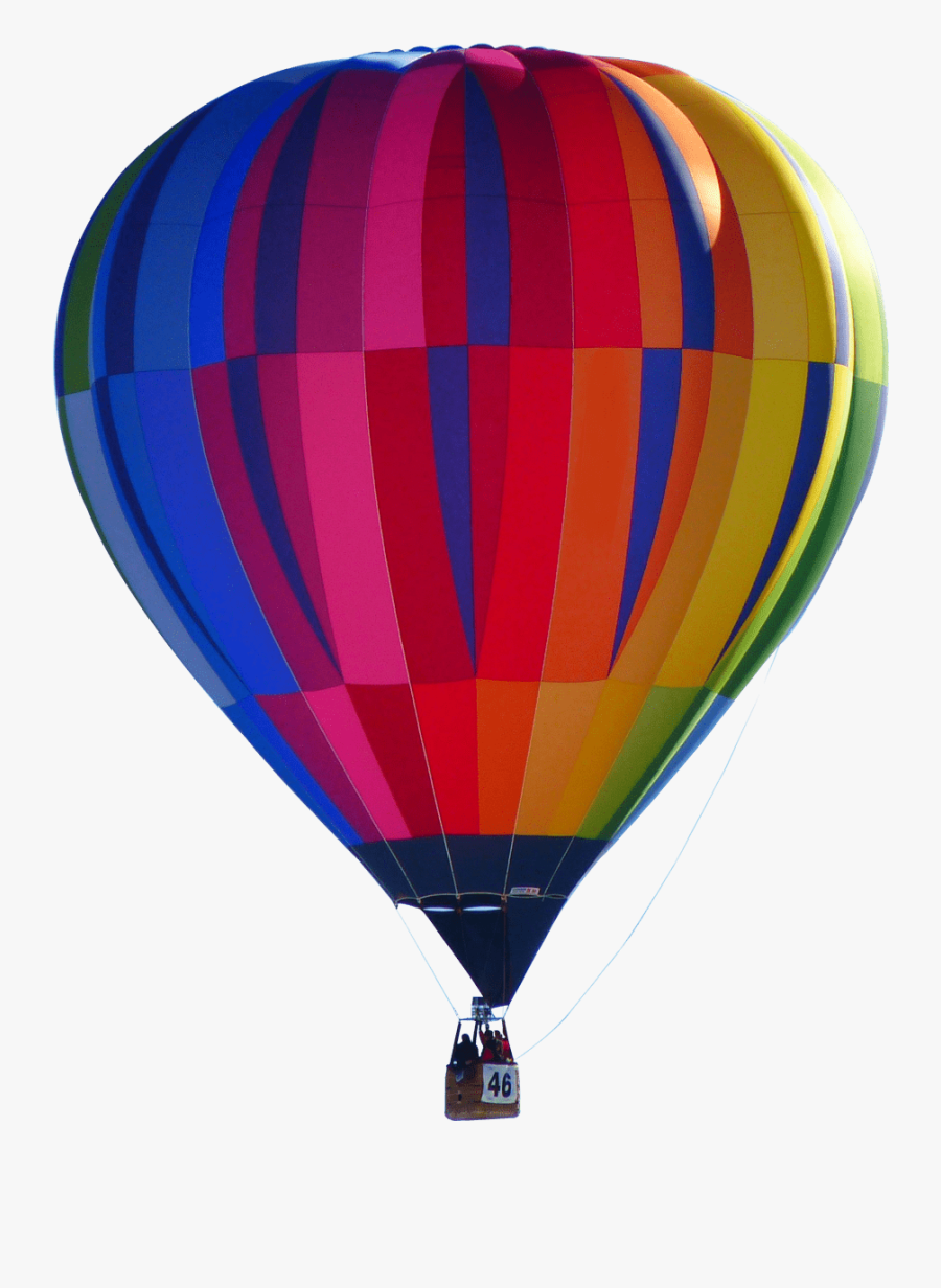 Sky With Sun And Hot Air Balloons Clipart - Hot Air Balloon Png, Transparent Clipart