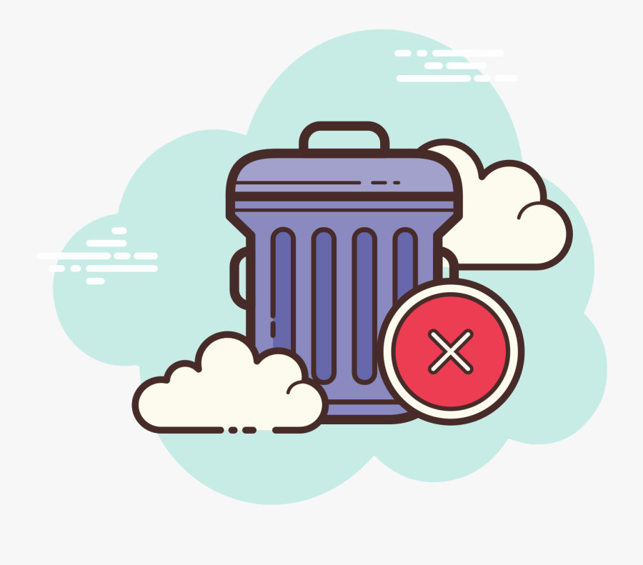 Delete Trash Icon - Online Shop Icon Png, Transparent Clipart
