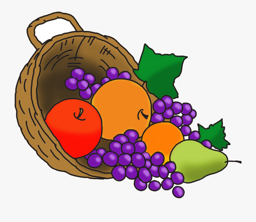 Cornucopia Cliparts For Free Clipart Autumn And Use - Thanksgiving Fruit Clip Art, Transparent Clipart