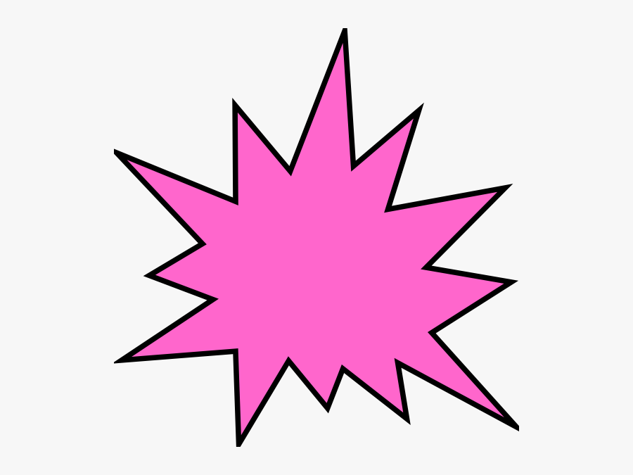 Burst Clipart Design Star - Isis Cartoon 70s, Transparent Clipart