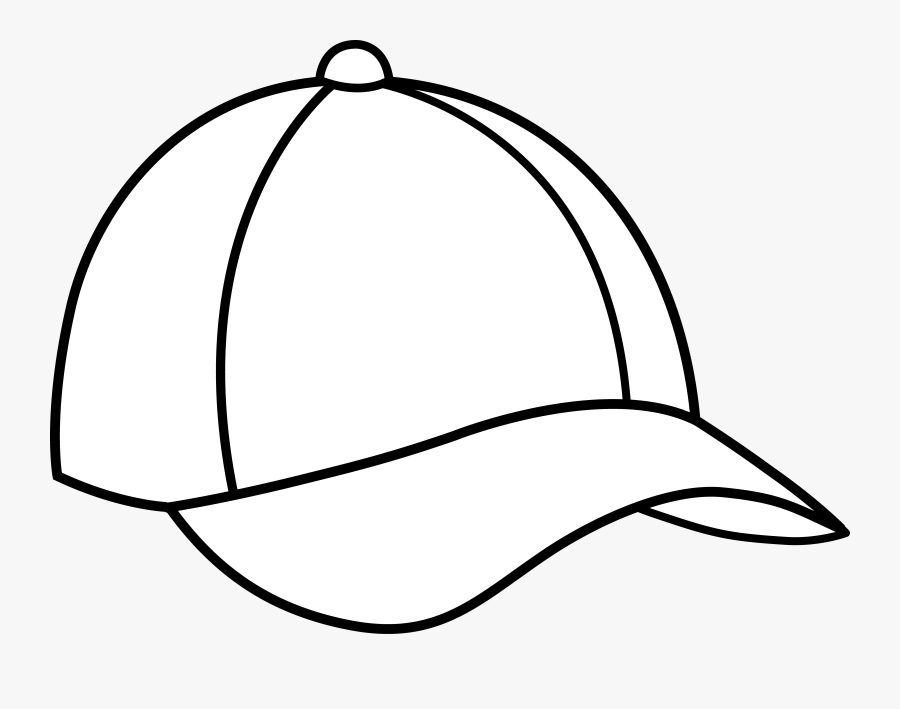 White Hat Clipart Hat Clipart - Cap Clipart Black And White, Transparent Clipart