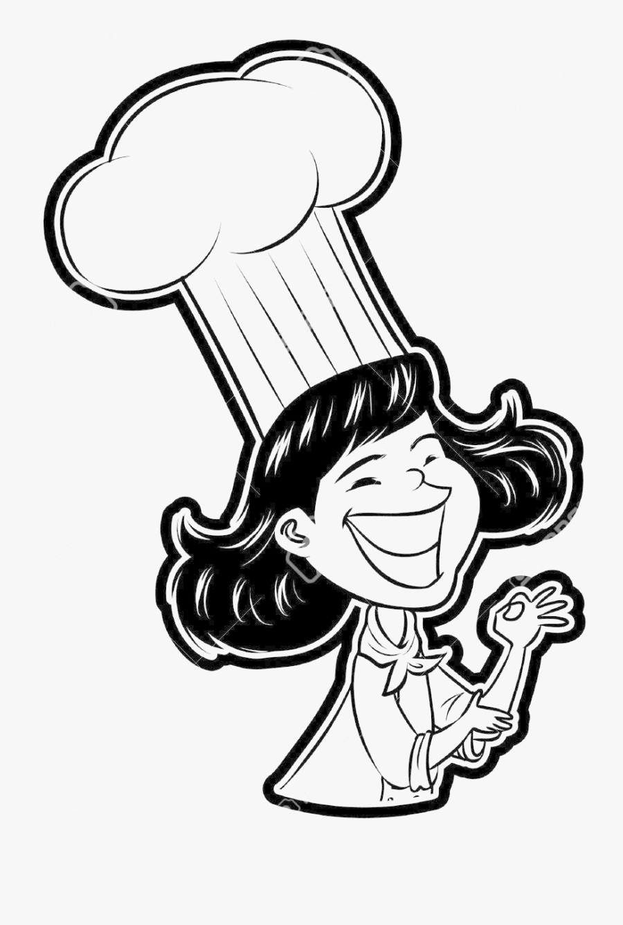 Transparent Chef Hat Clipart Transparent - Transparent Background Chef Logos, Transparent Clipart