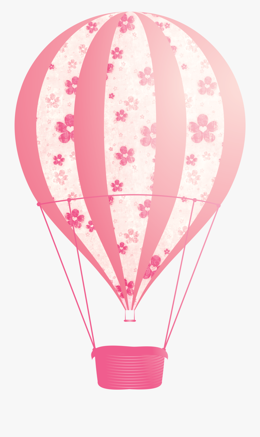 Pink Hot Air Balloon Clipart - Hot Air Balloons Clipart, Transparent Clipart