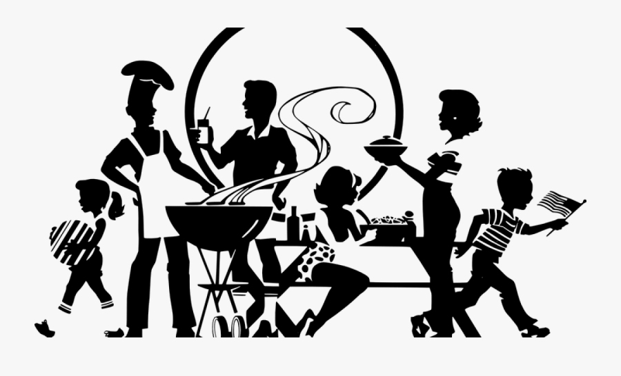 Free Black And White Picnic Clipart, Transparent Clipart