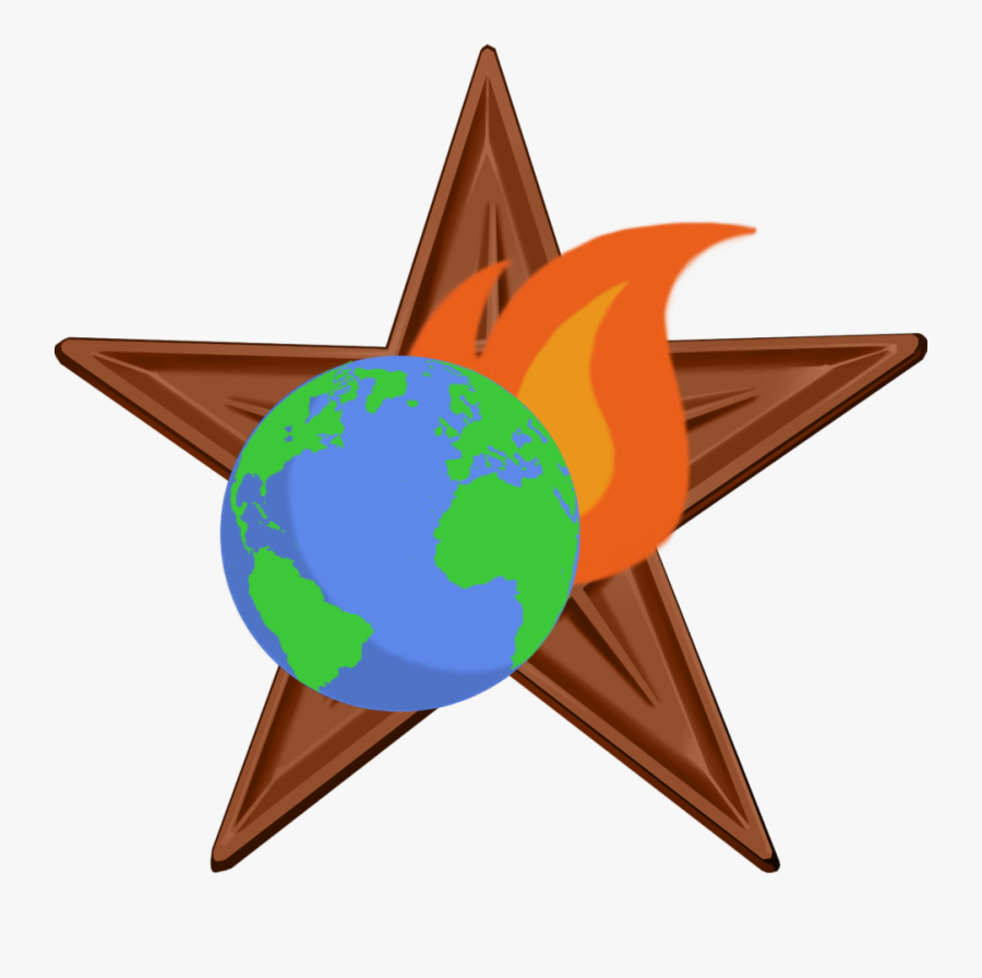 Global Warming And Climate Change Barnstar - Global Warming Png, Transparent Clipart