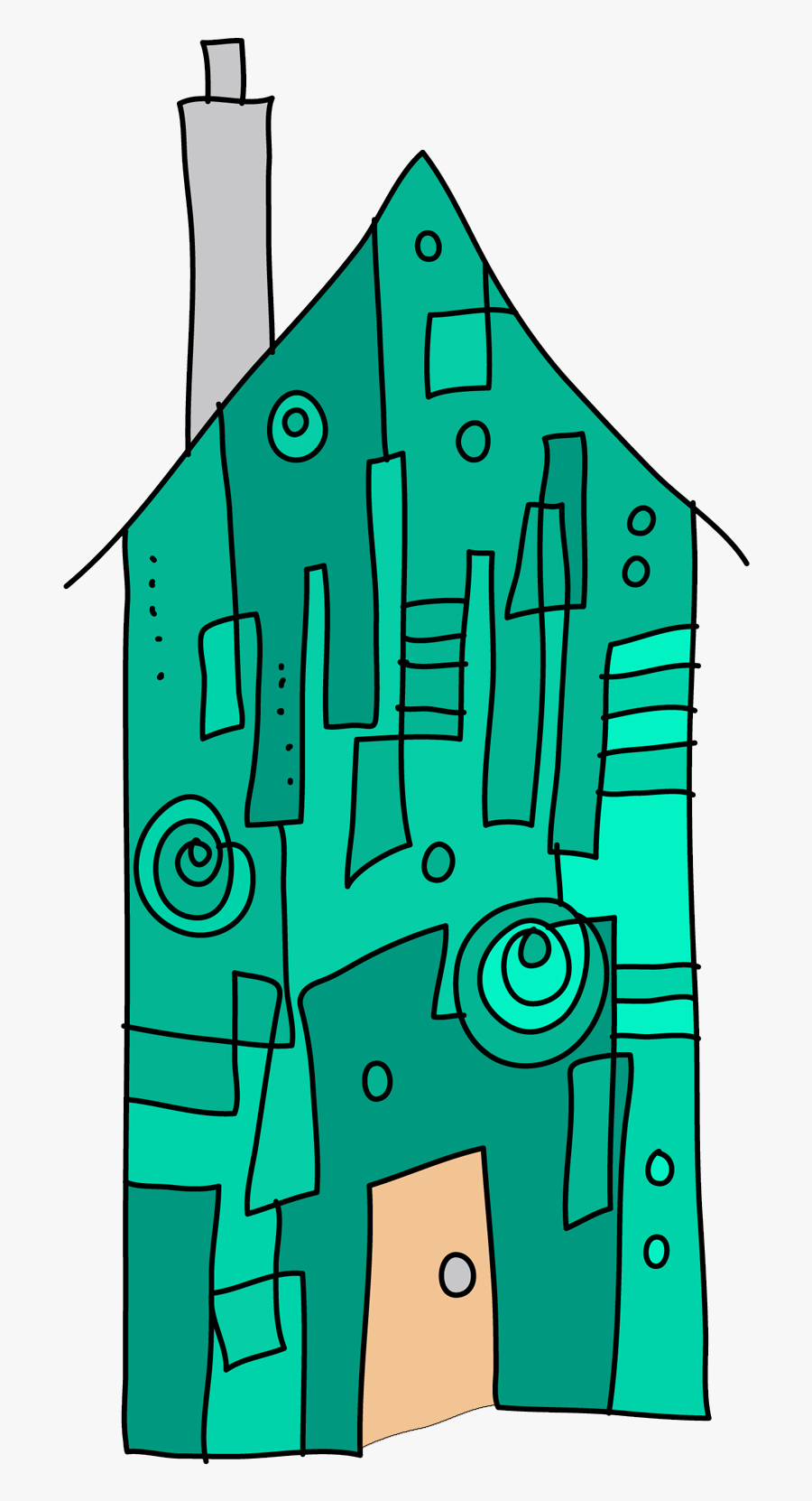 Transparent House Being Built Clipart, Transparent Clipart