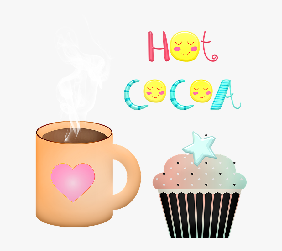 Hot Cocoa, Cupcake, Hygge, Danish, Cozy, Hat, Cold - Cupcake, Transparent Clipart