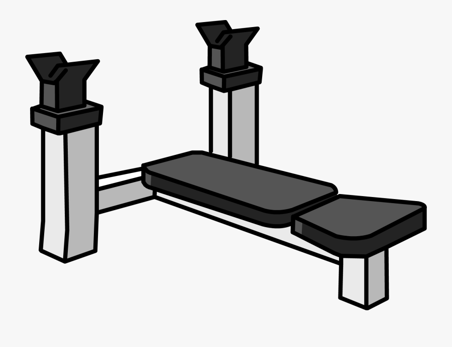 Weight Bench Png Clipart , Png Download - Club Penguin Weight Bench, Transparent Clipart