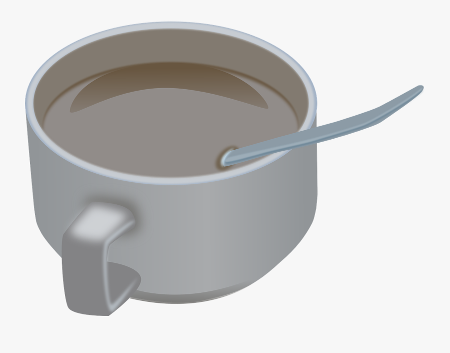 Coffee Coffee Cup Drink Free Picture - Spoon In A Cup Clipart, Transparent Clipart