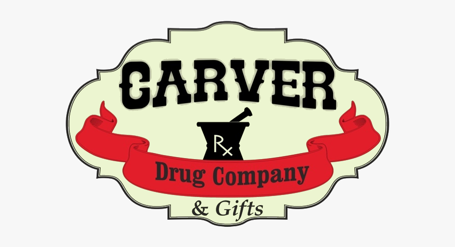 Carver Drug Co - Sign, Transparent Clipart
