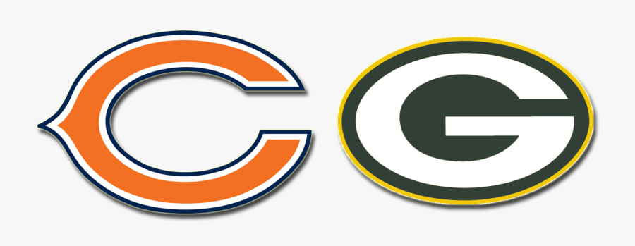 Chicago Bears Vs - Packers And Bears Logo, Transparent Clipart