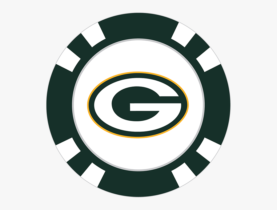 Green Bay Packers Poker Chip Ball Marker - Boston Bruins Poker Chip, Transparent Clipart