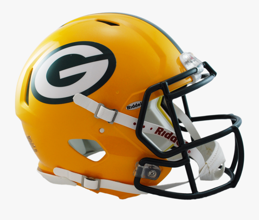 Football - Helmet - Revo - Speed - Green Bay Helmet, Transparent Clipart