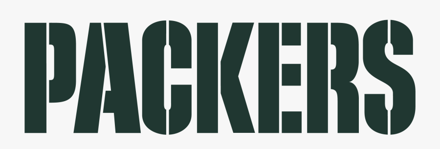 Green Bay Packers Logo Font - Green Bay Packers Text, Transparent Clipart
