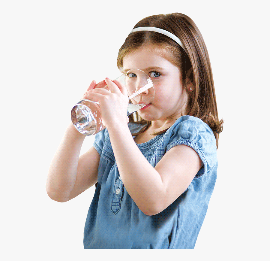 Transparent Girl Drinking Water Clipart - Drink Water Image Png, Transparent Clipart