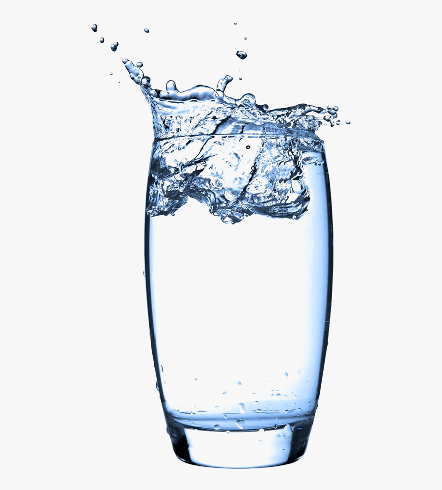 Mineral Water In Glass, Transparent Clipart