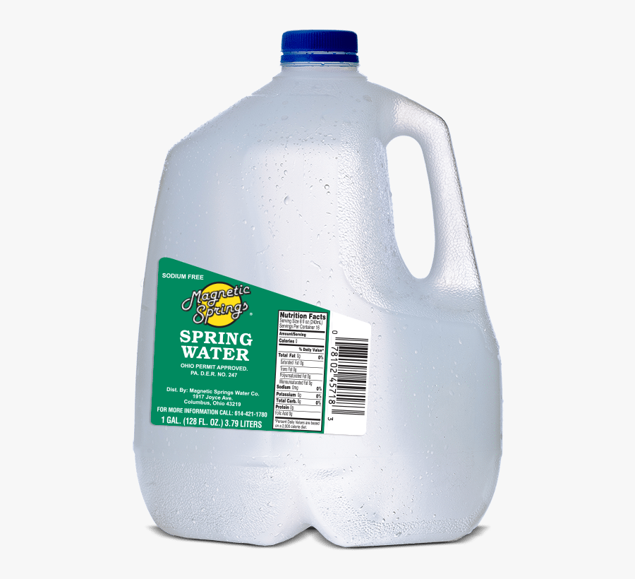 Natural Spring Water - Cruche De Lait En Plastique, Transparent Clipart