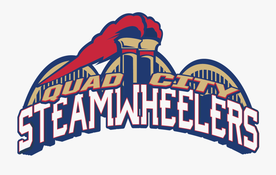 Quad City Steamwheelers Logo, Transparent Clipart