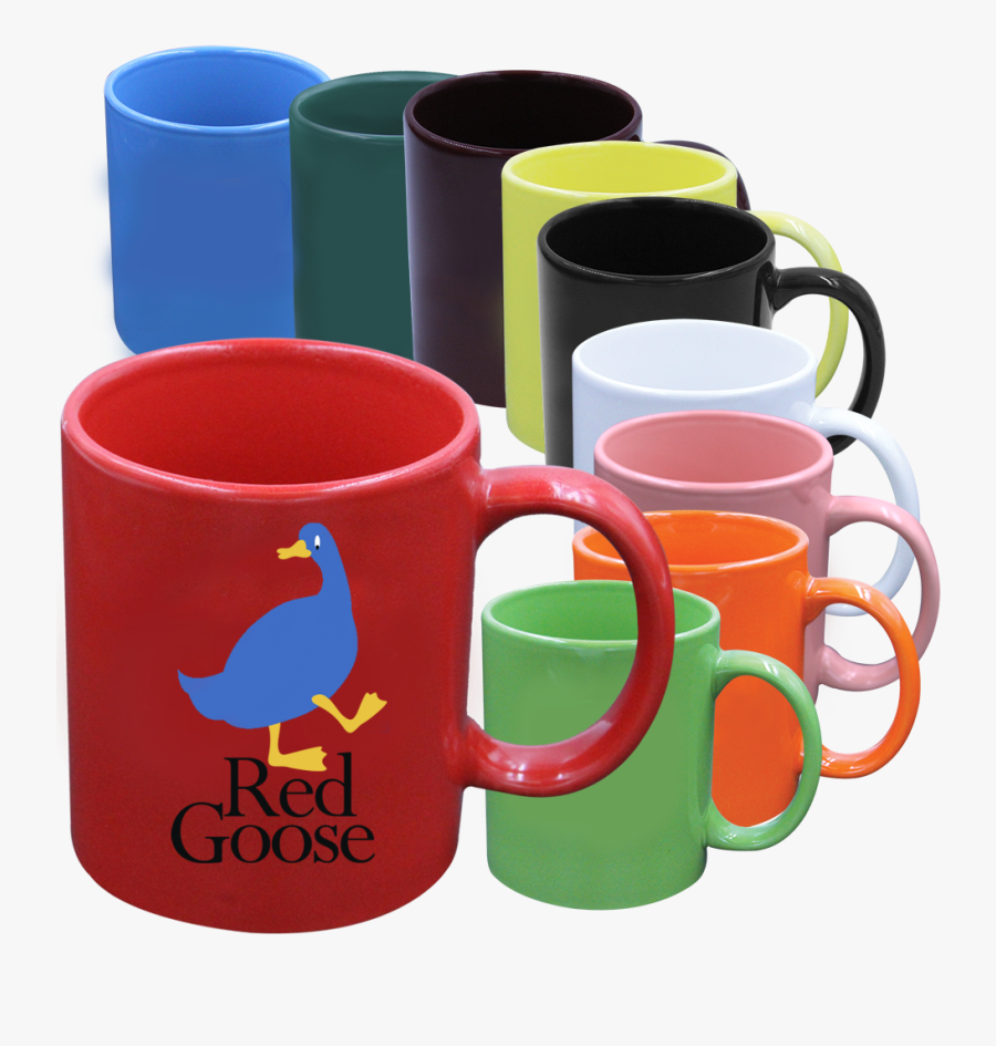 Cups Clipart Colorful Plastic - Mug, Transparent Clipart