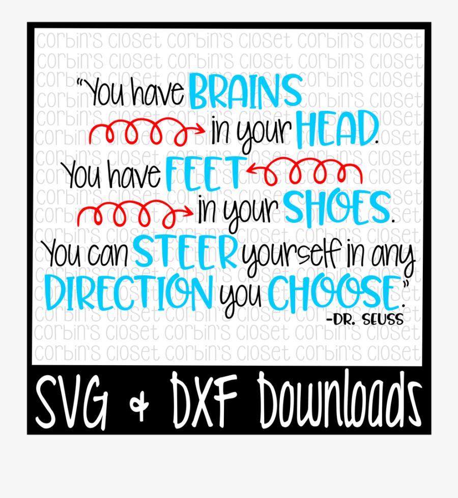 Clip Art Dr Seuss Fonts - Dr Seuss Quote Svg, Transparent Clipart