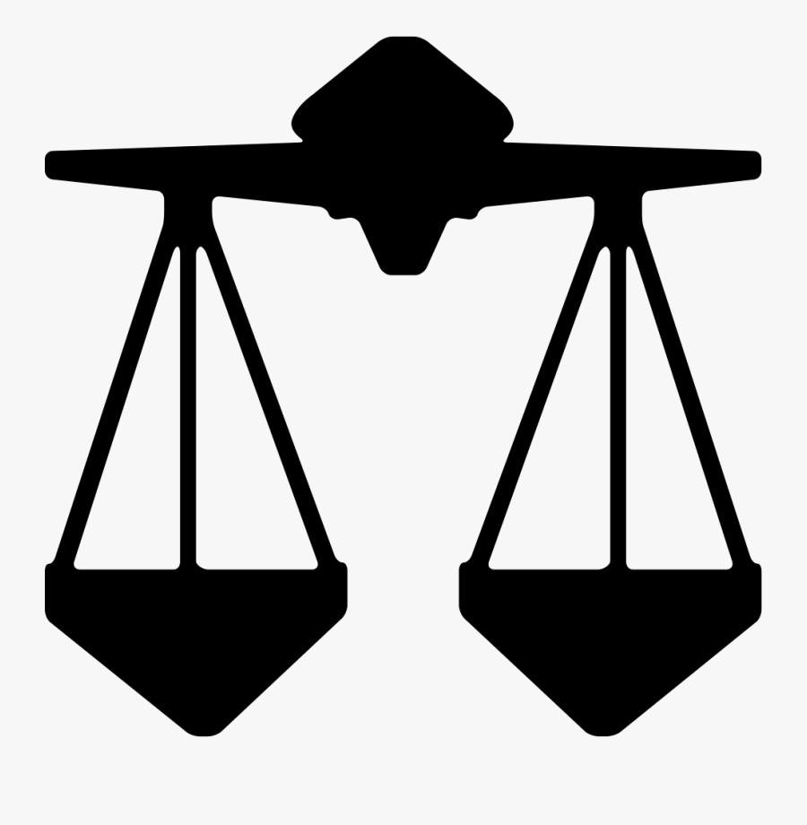 Libra Balance Justice Scale Sign - Balance Justice Icon Free, Transparent Clipart