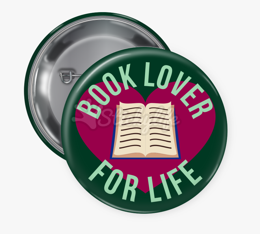 Read A Book Day Button - Tin, Transparent Clipart