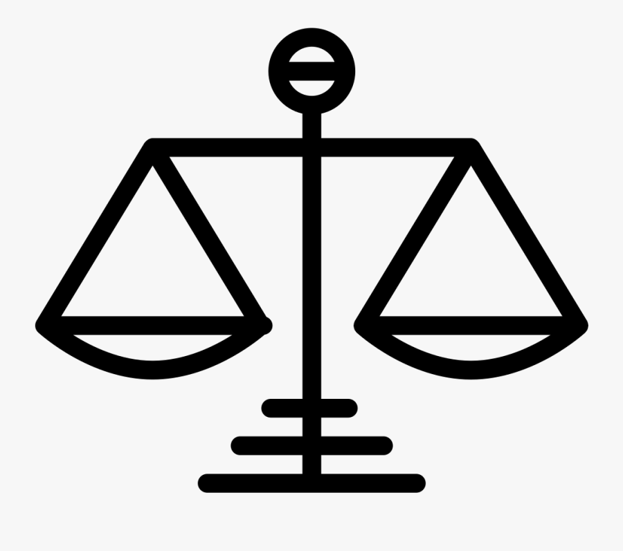 Scale Symbol Of Justice - Scale Symbol, Transparent Clipart