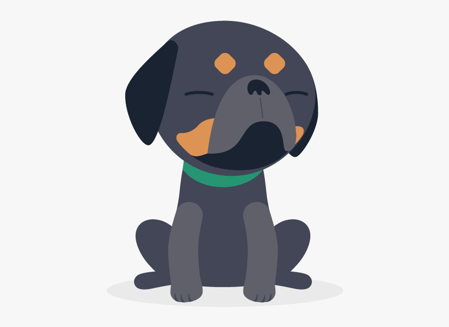 Dog Ate Papers Flat Design Clipart Png, Transparent Clipart