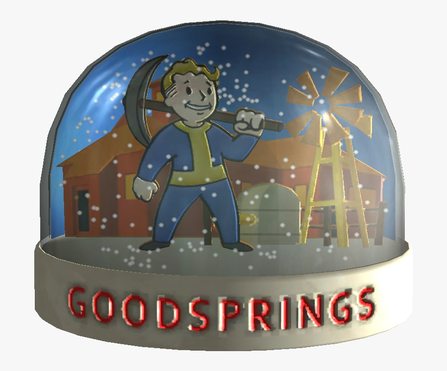 Snowglobegoodsprings - Fallout Nv Goodsprings Snow Globe, Transparent Clipart