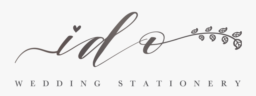 I Do- Wedding Invitations, Stationery & Decor - Calligraphy, Transparent Clipart