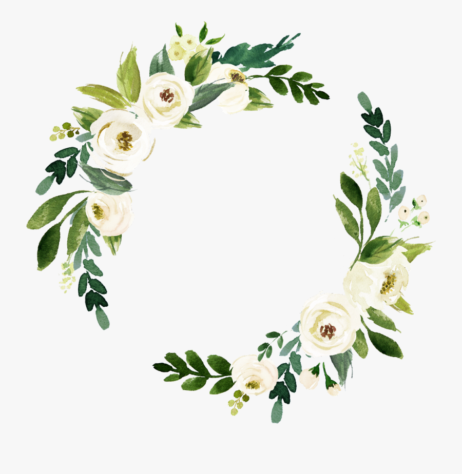 #white Flowers #wedding #invite #freetoedit #overlay - Watercolor White Flowers Transparent, Transparent Clipart
