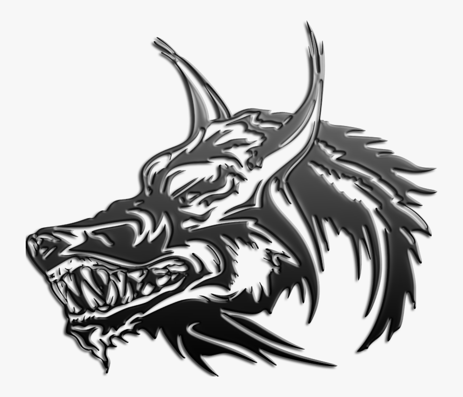 Wolverine Company Black Wolf Head Logo 66114809 Std - Black Wolf, Transparent Clipart