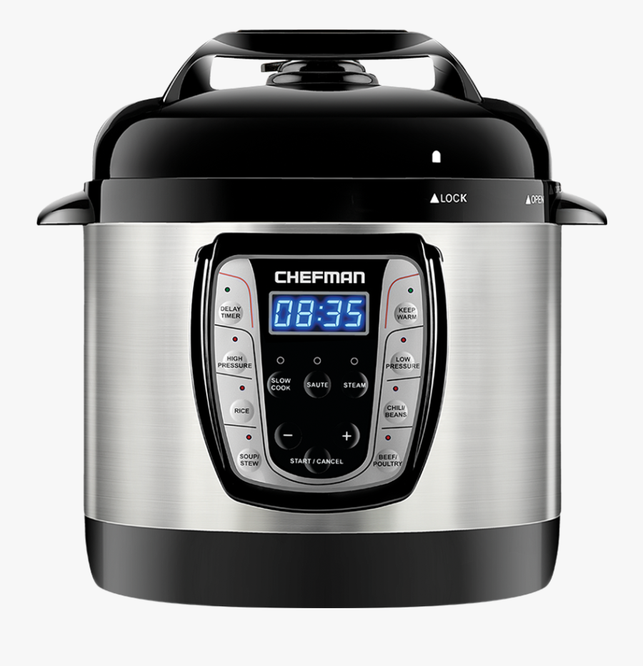 Chefman Electric Multi Cooker Pressure Cooker Rice - Chefman Pressure Cooker, Transparent Clipart