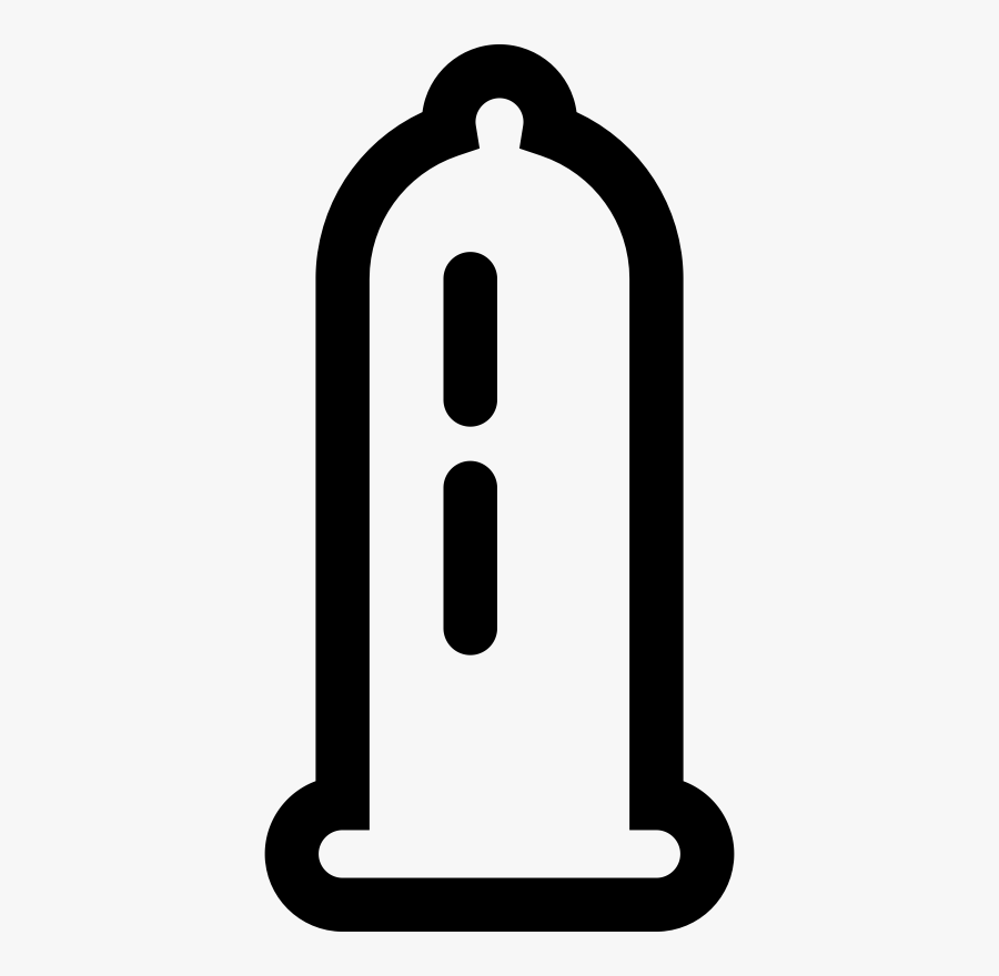 Condom Icon, Transparent Clipart