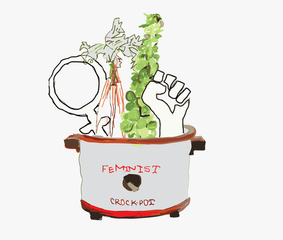 Crocks Feminists Feminist Crockpotting - Cartoon, Transparent Clipart