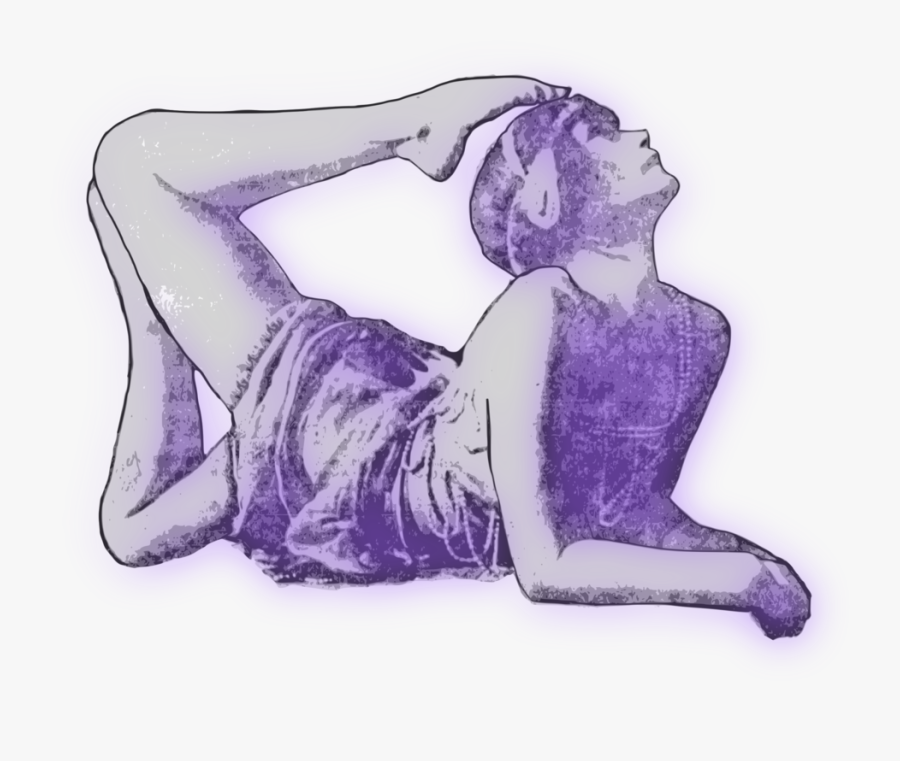 Art,neck,lilac - Sketch, Transparent Clipart