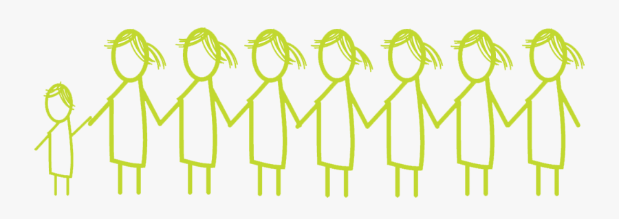 7 Sisters - Drawing, Transparent Clipart