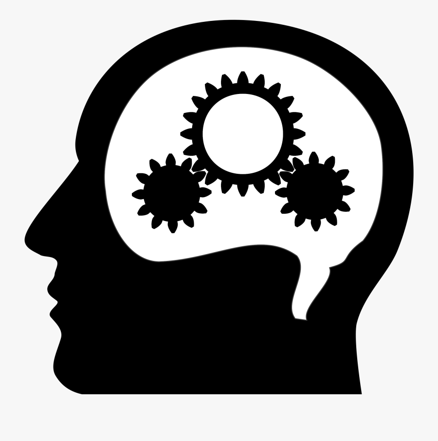 Site Image - Thinking Brain Clipart Black And White, Transparent Clipart
