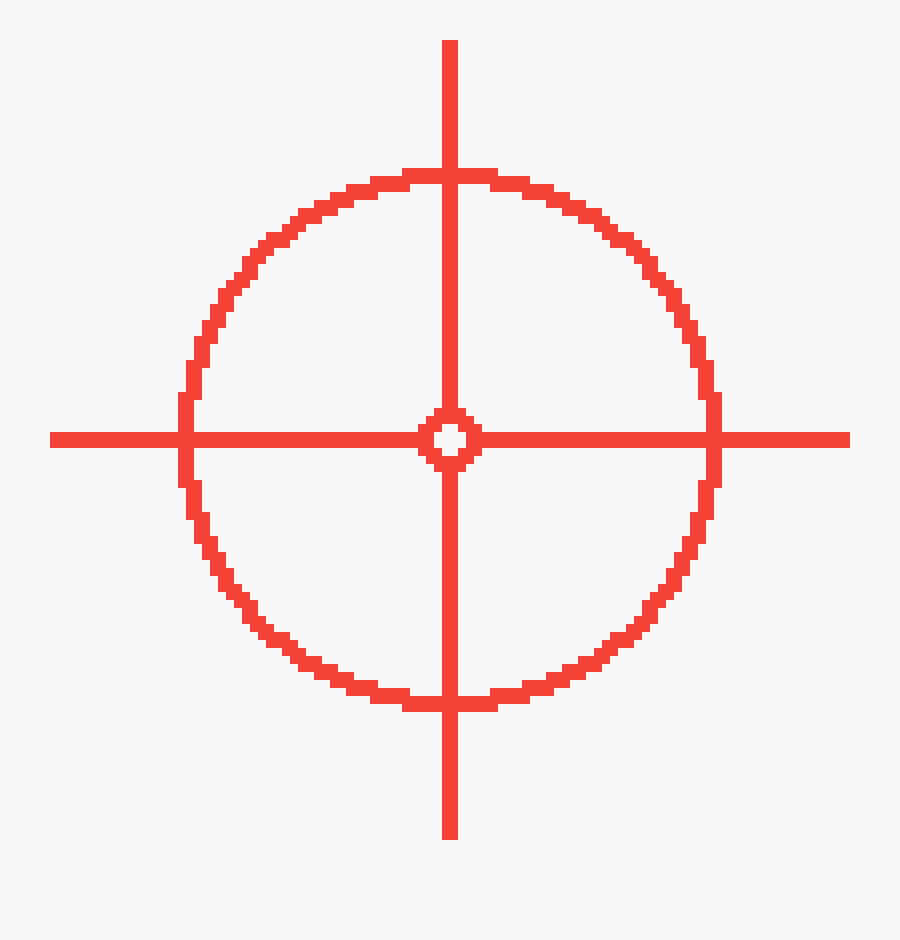 Reticle Telescopic Sight Computer Icons Clip Art - Icon Telescopic Sight Transparent, Transparent Clipart