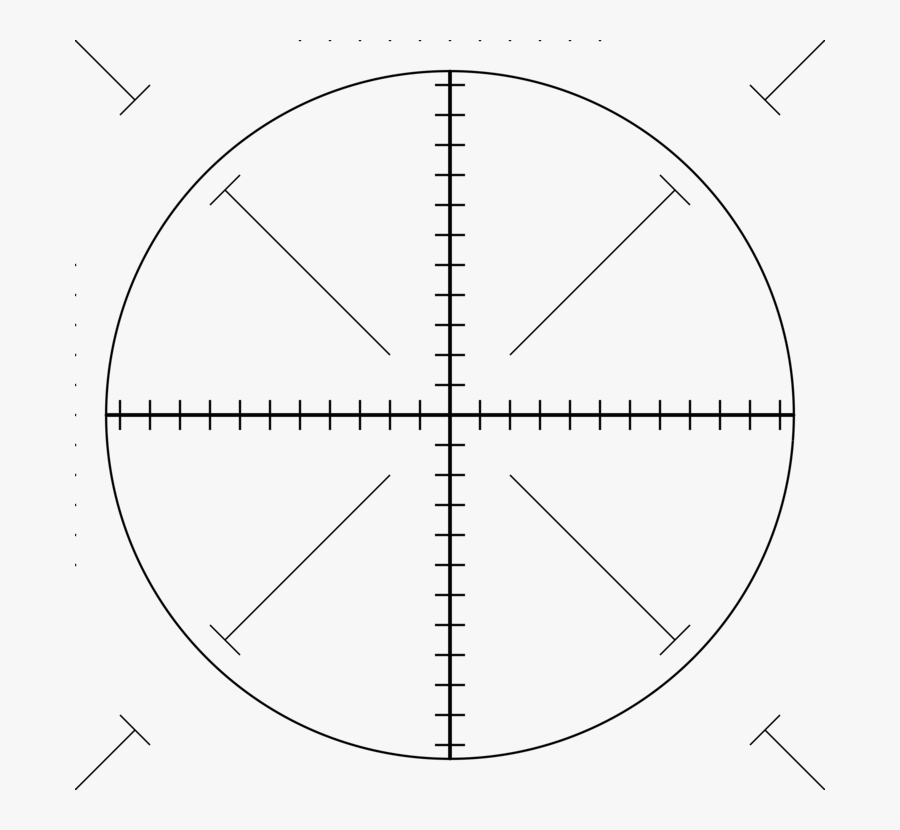 Angle,symmetry,area - Millett 6 25 X 56 Lrs 1 Illuminated Side Focus Tactical, Transparent Clipart