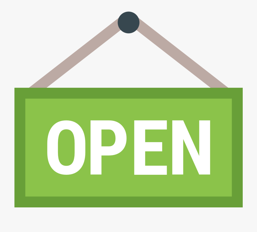 Open And Closed Icons, Transparent Clipart