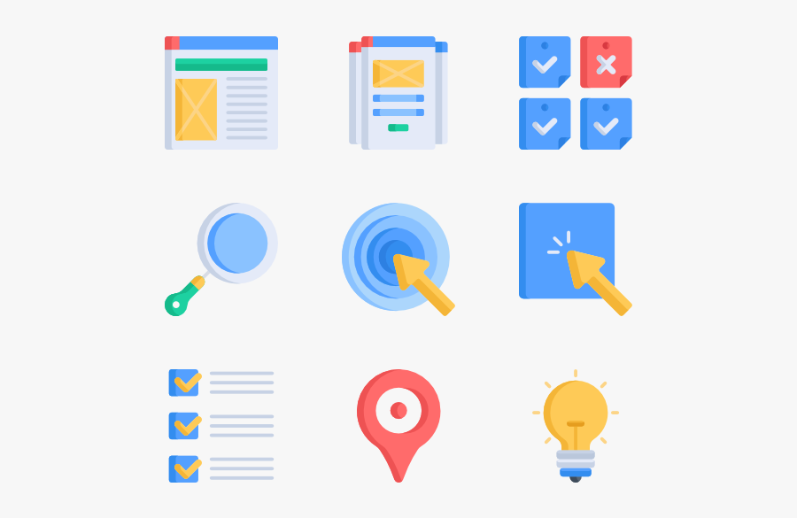 User Experience - Experience Design Flat Icon, Transparent Clipart