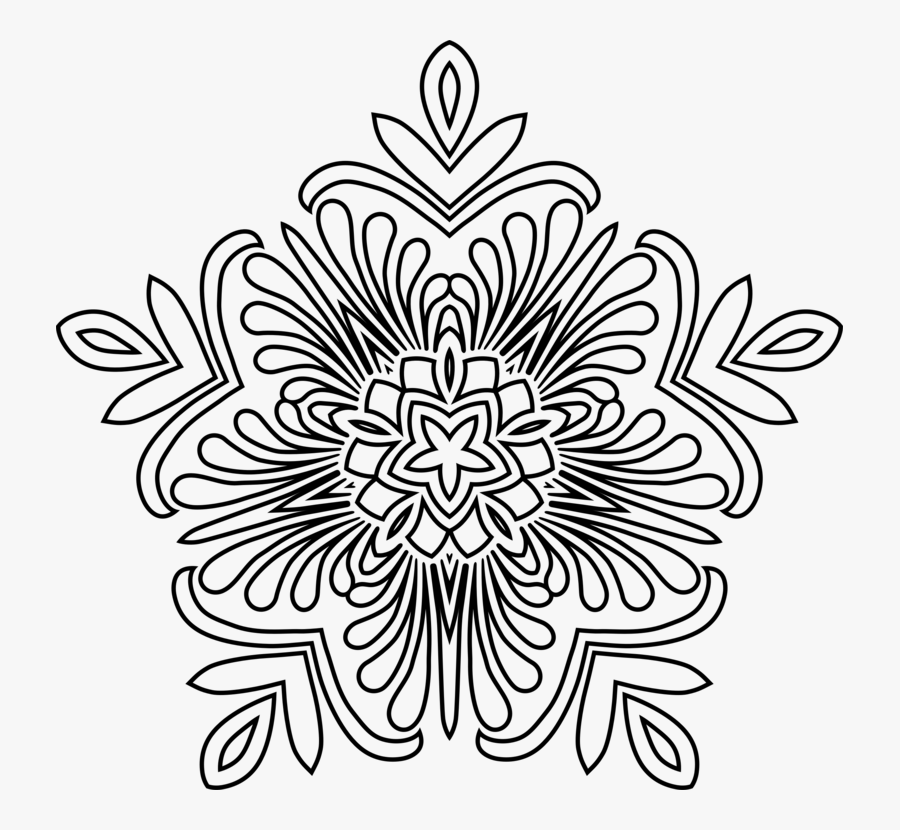 Symmetry,monochrome Photography,monochrome - Png Motif Arabic, Transparent Clipart