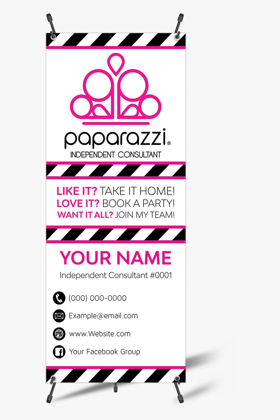 Transparent Vertical Banner Png - Banner Paparazzi Jewelry Poster, Transparent Clipart