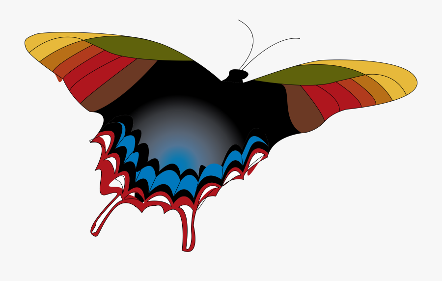 Free Butterfly Blue - Butterfly, Transparent Clipart