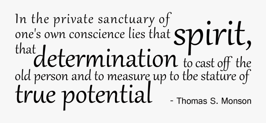 Quote Of Determination Png, Transparent Clipart