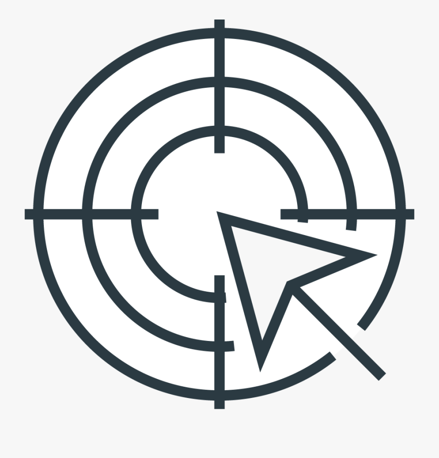 Transparent Pipeline Clipart - Target Crosshairs, Transparent Clipart