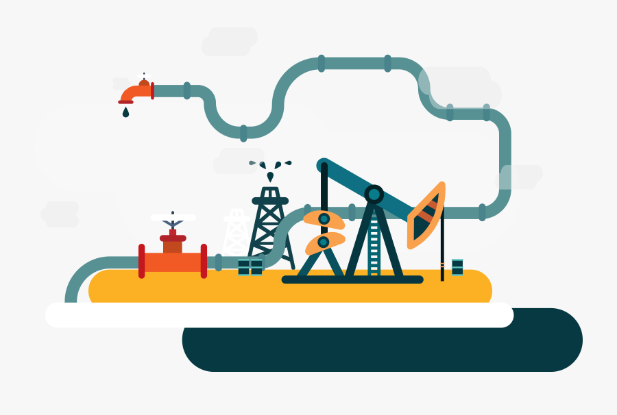 Clip Art Oil Illustration - Oil Pipeline Illustration, Transparent Clipart
