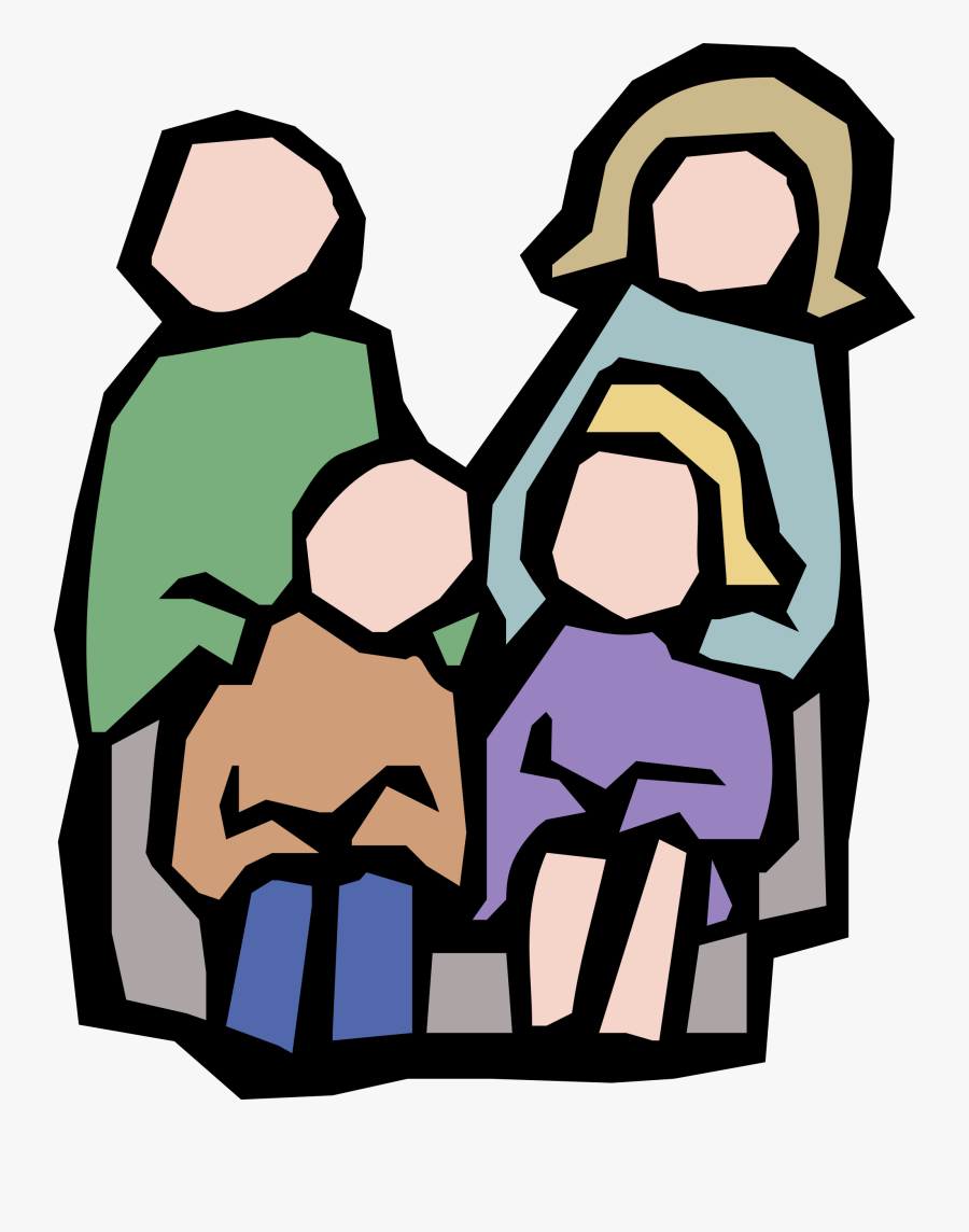 Faceless Colour Icons Png - Transparent Background Family Clipart Png, Transparent Clipart